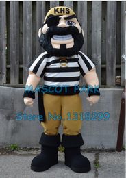 Costume de poupée mascotte mascotte de haute qualité costume de mascotte de pirate taille adulte dessin animé thème pirate costumes de carnaval déguisements personnalisables ki