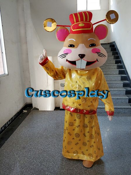 Costume de poupée mascotte souris, tenue de jeu de fête, publicité, nouvel an, Halloween, personnage adulte, mascotte d'extérieur