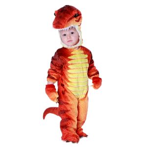 Costume de poupée de mascotte New Triceratops Dinosaur Jumpsuit T-Rex Costume Halloween Fête de Noël Dragon Disfraz pour Enfants Filles Garçons Unisexe