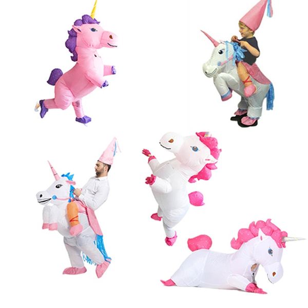 Disfraz de muñeca mascota Purim Penesas disfraz inflable caballo disfraz de vaquero mascarada fantasía Adulto soplar Animal para niños adultos