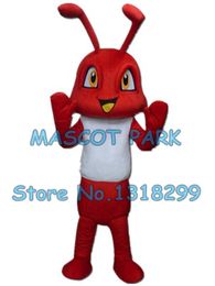 Costume de poupée de mascotte, costume de fourmi de feu rouge, personnage de dessin animé personnalisé, costume de carnaval taille adulte, 3156