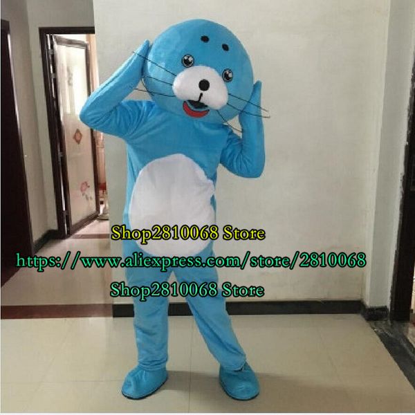 Costume de poupée de mascotte Sceau Costume de mascotte Lion de mer Aquarium Personnage de dessin animé Océan Jeu de rôle Déguisement Fête Cadeau de Noël 1242