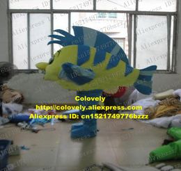 Traje de la mascota de la muñeca Yellow Croaker Corvina POECILIA LATIPINNA Guppy Fish Mascot Costume Adult Character Stage Performance Mise En Scene zz70