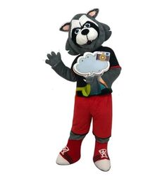 Mascot Costumes de combinaison Costumes Dog Cartoon Accessoires Mascot Walking Puppet Animal Costume Costume Performance de scène