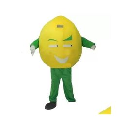 Mascot High Qualit Lemon Costume Halloween Christmas Cartoon Character Outfits Pak Advertenties Folders Kleding Carnaval Unisex A DH3J4