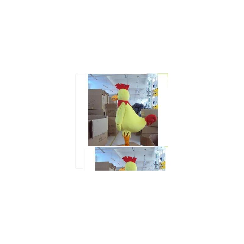 Mascot High Quality Big Proud Yellow Chicken Fancy Dress Cartoon Adt Animal Costume . Drop Delivery Apparel Costumes Dhdzp