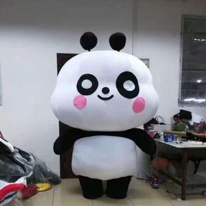 mascotte Kostum Maskot Panda Tiup Pakaian Boneka Kartun Panda Raksasa Lucu Harta Nasional Cina Disfraz De Volta Panda