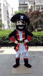 Costume de mascotte de pirate de haute qualité, studio de mascotte, déguisement personnalisé, costume de dessin animé, costume de carnaval 41174