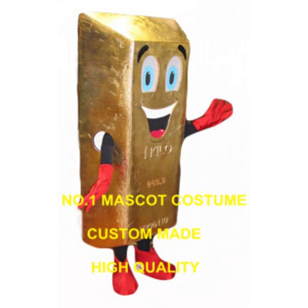 mascotte en gros de la vente chaude dessin animé publicitaire Gold bar thème des costumes d'anime carnaval sopholisé kits 2817 Costumes de mascotte