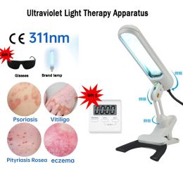 Masque 311nm Uvb Vitiligo Psoriasis avec lampe médicale de photothérapie d'irradiation de grande surface pour le traitement