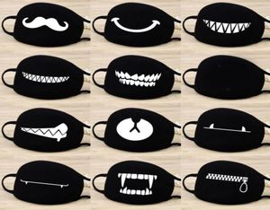 Masker Anti Dust Party Anime Schattige Beer Mond Masker Tanden Moffel Wasbaar Gezicht Respirator Cartoon Mouth2039437