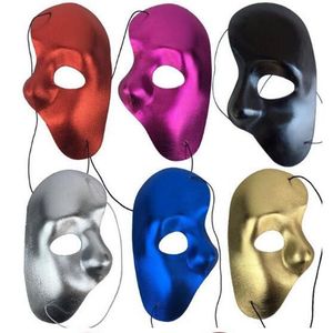 Masker Linker Half Gezicht Mannen Vrouwen Maskers Maskerade Partij Gemaskerde Bal maskers Halloween feestelijke benodigdheden