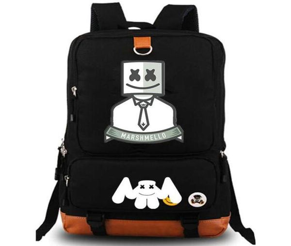 Mask Star Backpack Marshmello Daypack DJ Leader Schoolbag Music Rucksack Sport School Sac Outdoor Day Pack2883954