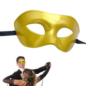 Maskquerade Face Cover Halloween Retro Heren Half Face Shield Portable Face Cover voor vakantiekostuums Carnavalsfeest