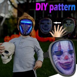 Masques application Contrôle LED Masque programmable pour enfants