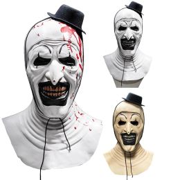 Máscaras de arte, máscara de payaso, disfraz de terror, máscaras de payaso de Terror, máscara facial completa, máscara para fiesta de Carnaval de Halloween, máscara para adultos