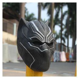 Masques Black Panther Face Mask Halloween Ghost Party Festival Discothèque Réaliste Couvre-chef PVC souple de haute qualité