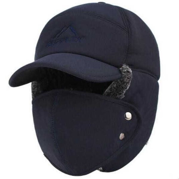 Masques Casquettes Cyclisme Automne Hiver Chaud Chapeau Coupe-Vent Escalade Femmes Hommes Épaissie i Feng avec Masque et Protection des Oreilles Ski L221014