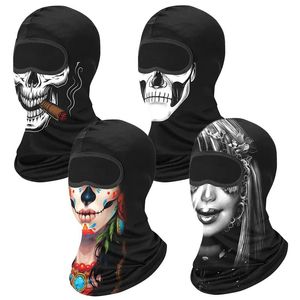 Máscaras Capas de ciclismo Máscaras de moda Balaclava transpirable Máscara para hombres Mujeres Bufanda de pañuelo Motocicleta Full Full Face Masking Ciclismo Ski Masque
