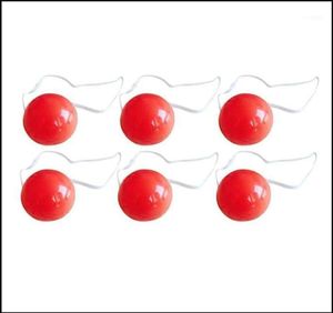 Masques Home Garden Festive Plies Balles de dégagement de nez de clown rouge pour Noël Balles de costumes de fête d'Halloween Red330B2816351