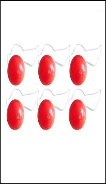 Masques Home Garden Festive Plies Balles de dégagement de nez de clown rouge pour Noël Balles de costumes de fête d'Halloween Red330B2862480