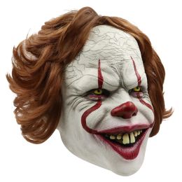 Masques it halloween effrayant cosplay clown joker masque de fête décorations de costumes de maison huante accessoires