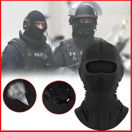 Masques masque le masque facial tactique de cagoule militaire pour la police de l'armée, épaissis de casque épaissi à la poussière épaissante