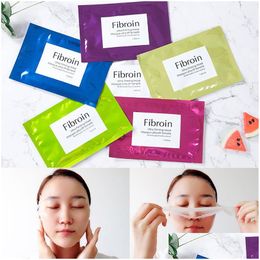 Máscaras Peels Tailandia Fibroin Tra Refirmante Facamentos de la cara Silk Cuidado de la piel Profunda Hidratante Facial Drop entrega Salud Belleza Oty8W