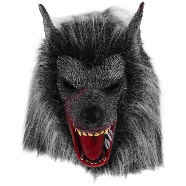 Masques Wolf Mask Latex Halloween Face effrayant costume de décoration respirante Party Fabrial