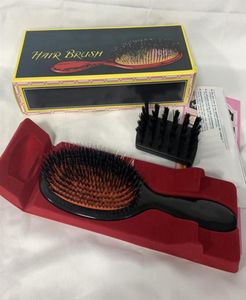 Cepillos para el cabello de masón Bn2 Pocket Bristle y Nylon Hair Cushion Soft Softgrade Boar Bristles peine con caja de regalo244k7552143