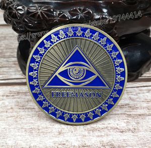Masonic Auto Car Badge Emblemen Mason Freemason BCM39 Eye 3 '' Exquisite Paint Technique Persoonlijkheidsversiering