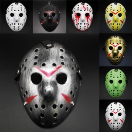 Masquerade maskers Jason Voorhees Mask Vrijdag de 13e horrorfilm hockey enge Halloween Cosplay Cosplay Plastic Party FY2931