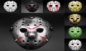 Máscaras de disfraces Máscara de Jason Voorhees Viernes 13 Película de terror Máscara de hockey Disfraz de Halloween aterrador Cosplay Máscaras de fiesta de plástico 1374827