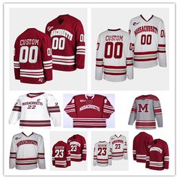 Massachusetts Minutemen Umass College Hockey Jersey Cale Makar Scott Morrow Jack Musa Lucas Mercuri Ryan Lautech Ufko Kenny Connors Aaron Bohlinger Cameron