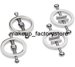 Massage 1 Paar Metal Nipple klemmen Borst Clips Nipple Stimulator Erotisch speelgoed Sek Slaven Beperkingen Volwassen games Sex Toys voor vrouwen 8218061