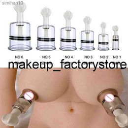 Massage 1 stks Nipple Sucker Clitoris SUCTion BDSM Bondage Massager Nipple Vacuüm klemmen Pomp Pomp borstvergroting Sex Toys voor volwassenen Women290A L230518