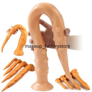 Massage 2020 Nouveau Long Plug Anal Grand Godemichet Anal Silicone Gode Anal Énorme Anus Dilatateur Mâle Massage De La Prostate Jouets Pour Adultes Pour Femmes M281H