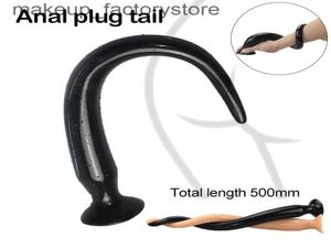 Massage 50 cm Super Lange Anale Plug Staart sextoys buttplug prostaatstimulator dildo anale speeltjes voor vrouwen buttplug volwassen spelletjes sex 9076383