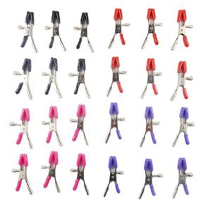 Massage A réglable en acier inoxydable Clips de poitrine en métal Pinces de mamelon Bondage esclave Sex Toys Adults Games For Women Toy Toy Whole7774510