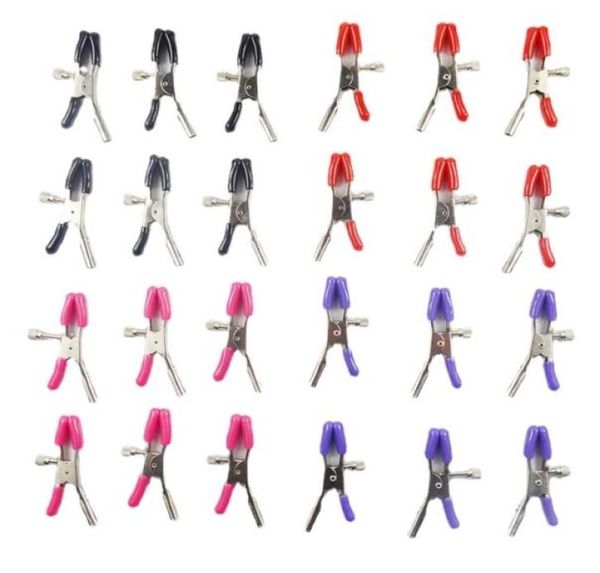 Massage A réglable en acier inoxydable Clips de sein en métal Pinces de mamelon Bondage esclave Sex Toys Adults Games For Women Sexe Toy Whole5464778