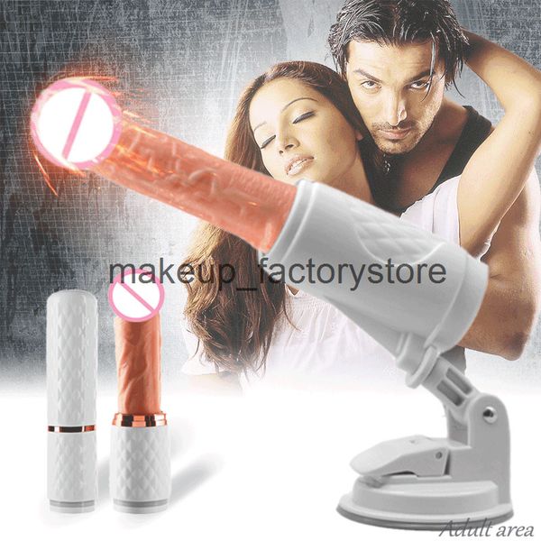 Gode de Massage à poussée automatique, Machine de Masturbation féminine, ventouse, vibrateur télécommandé, jouet sexuel pour adulte, orgasme extensible, produits pour adultes