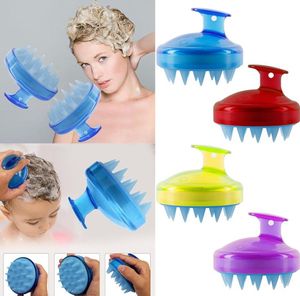 Massage Brosse Lavage Cheveux Cuir Chevelu Gommage Coussin D'air Silicone Shampooing Peignes Nettoyage Salle De Bains Accessoires Femmes Bain SN3042