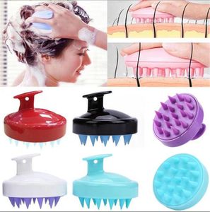 Massage Brush Washing Hair Scalp Scrub Air Cushion Silicone Shampoo Combs Cleaning Bathroom Accessories