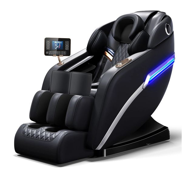 Chaise de massage relaxant Bluetooth haut-parleur carrosserie chaise de soins de soins 4d zéro gravité Prix électrique en cuir pièces de luxe chauffage de luxe massag