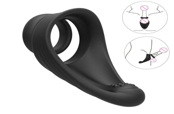 Masaje de polla Anillo Lock Sperm Erection manga retraso eyaculación Juguetes sexuales para hombres productos íntimos de sexo shop9334938