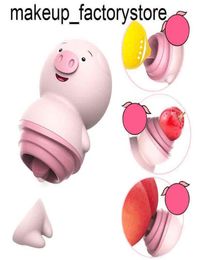 Masaje lindo Mini lengua de cerdo lamiendo vibrador estimulador de clítoris vagina 6 modos masajeador de pezones juguetes sexuales para mujer Masturb9086789
