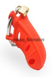 Masaje Juguete erótico Suave Silicona Cock Cage Dispositivos masculinos Cinturón de pene Lock Cock para hombres Anillo de pene ajustable Cock Lock Sex Toys1211419