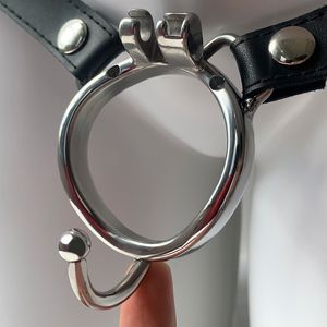 Massage FRRK mâle en acier inoxydable pénis Arc anneau jouets sexuels pour hommes coq anneau ceinture de chasteté