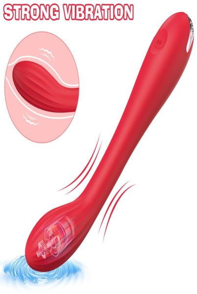 Masaje Gspot estimulador vaginal fuerte consolador de alta frecuencia vibrador pezones masajeador de clítoris masturbador femenino coño juguetes sexuales para6043149