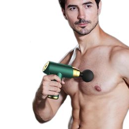 Massage Gun for Athletes 4 Massages Têtes silencieuses Gift de Noël à moteur sans balais Men Femmes 240422